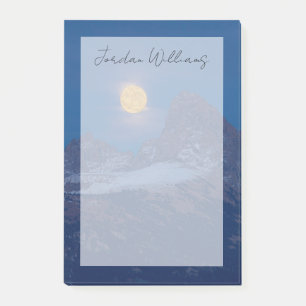 Post-it® Pleine Lune Levante   Grand Teton Driggs, Idaho