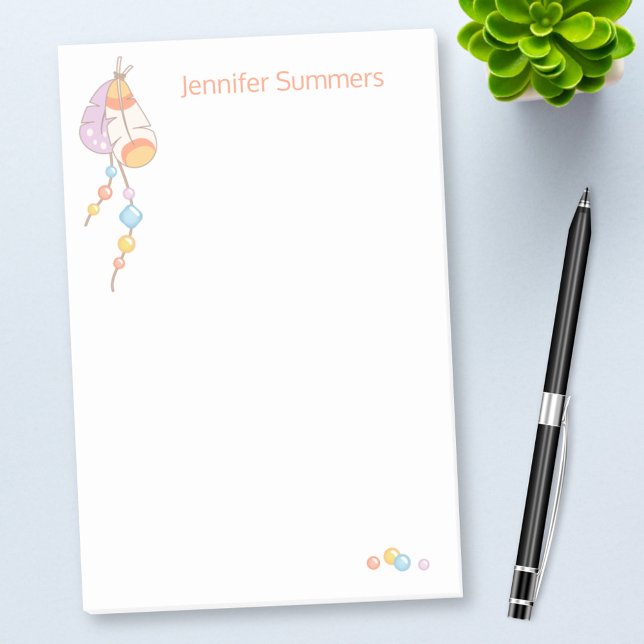 Post-it® Plumes et perles de la tribus Boho Dreamcatcher (Créateur téléchargé)