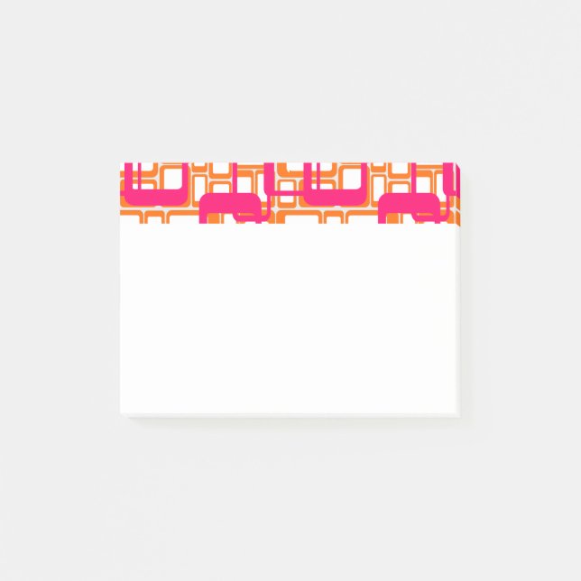 Post-it® Plus Ouvert Rectangles Modernes Du Milieu Du Siècl (Devant)