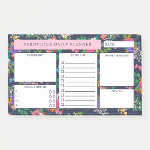 Post-it® Plutôt Bleu Bleu Fleur Bleu Bleu Motif Planificate