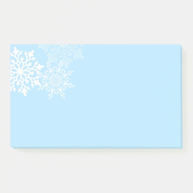 Post-it® Pneus après-le-Notes-Snowflakes (Devant)