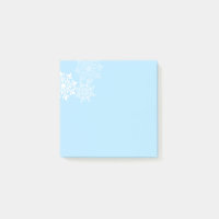 Pneus après-le-Notes-Snowflakes
