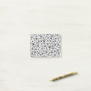 Post-it® Poches de chien noir et blanc Poka Dot