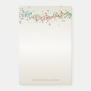 Post-it® Points colorés modernes,Gouttes - Personnalisé