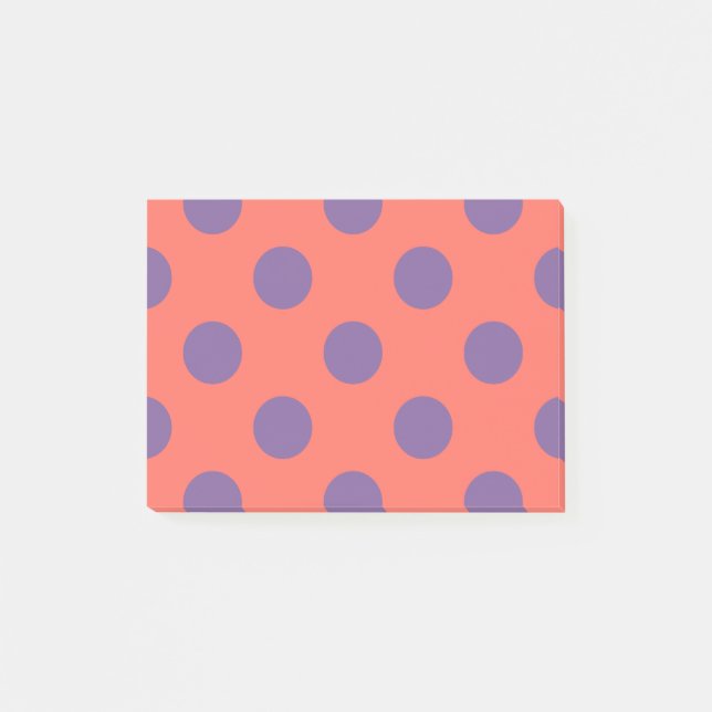 Post-it® Pois de coraux violets et vivants (Devant)