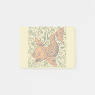 Post-it® Poisson Antique Carrelage Ancien art