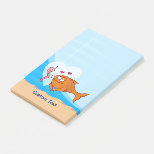 Post-it® Poisson et appât en amour
