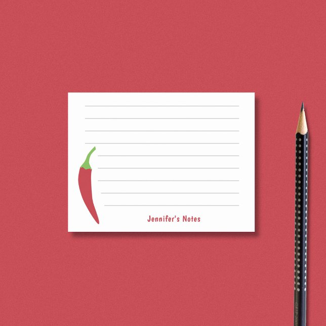 Post-it® Poivre rouge chili (Red Chili Pepper Post-it Notes)