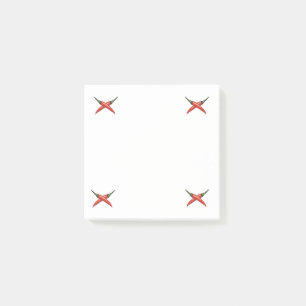 Post-it® Poivrons rouges chauds art