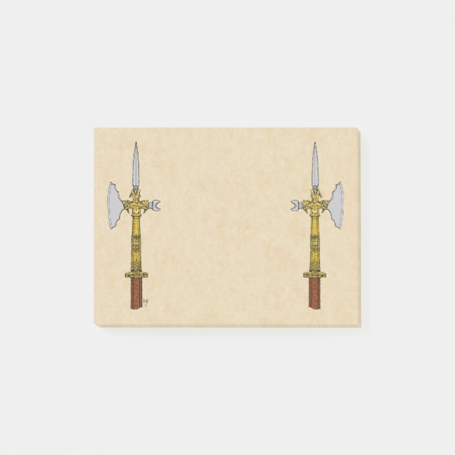 Post-it® Poleaxe of Edward IV (Devant)