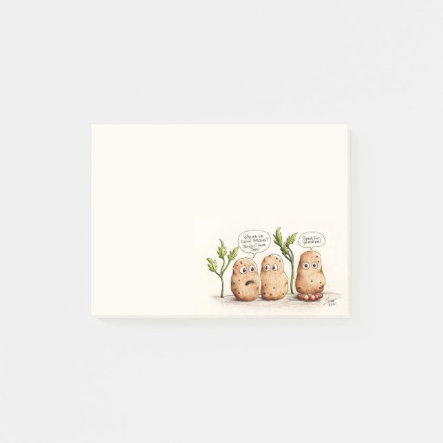 Post-it® Pommes de terre amusantes (Devant)