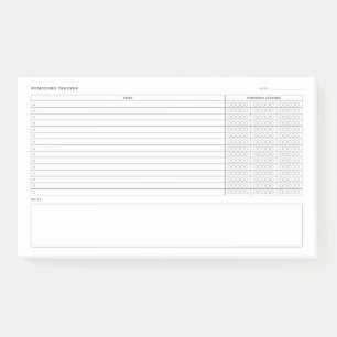 Post-it® Pomodoro Etude Habit Planner