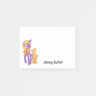 Post-it® Pony d'anthro pourpre