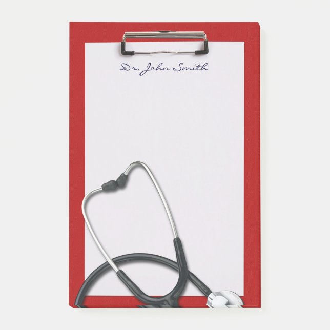 Post-it® Porte - bloc Médicale avec des notes de (Devant)