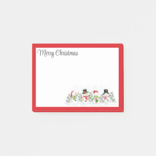 Post-it® Porte-notes Joyeux Noël Bonhomme de neige