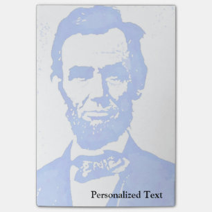 Post-it® Portrait d'art de bruit d'Abraham Lincoln