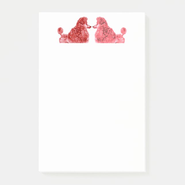 Post-it® Posh Poodle Love (Devant)