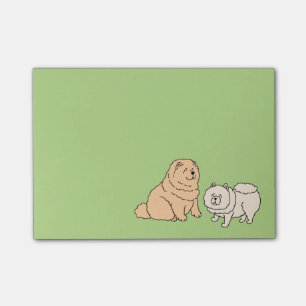 Post-it® Post-it avec le chien de bouffe de bouffe
