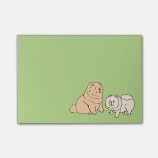 Post-it® Post-it avec le chien de bouffe de bouffe