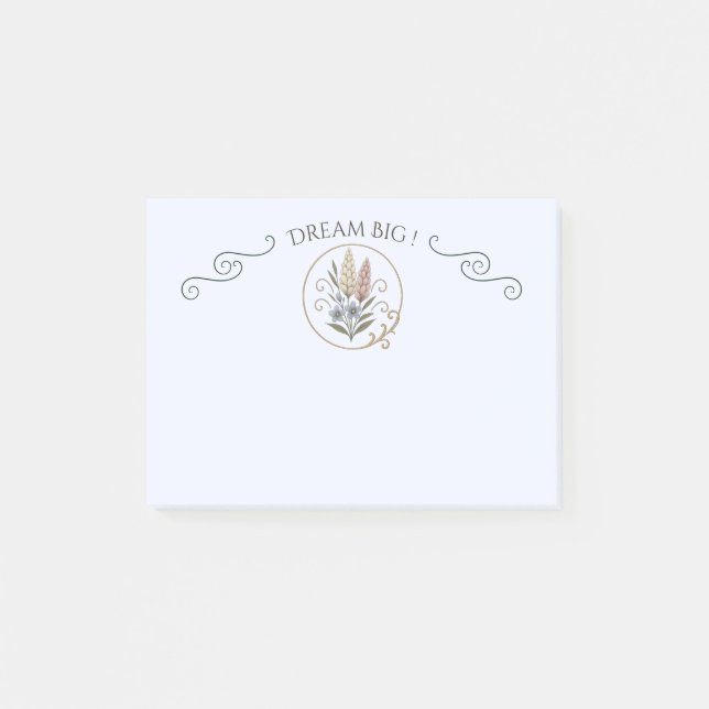 Post-it® Post-it,, floral and sophisticated. (Devant)