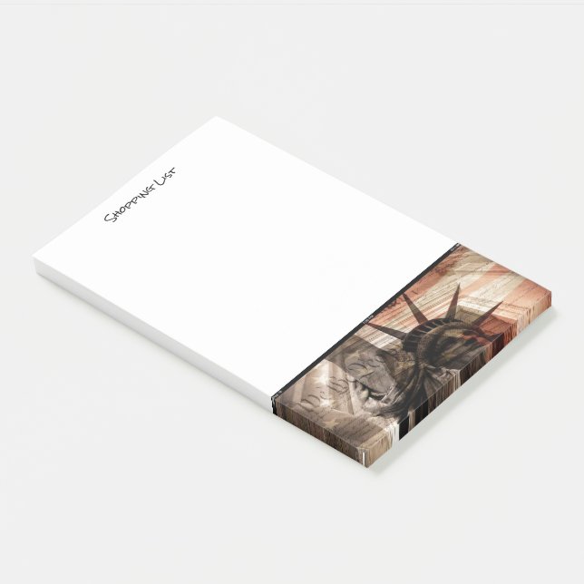 Post-it® Post It Note Pad Shopping Nous Les Gens (Incliné)