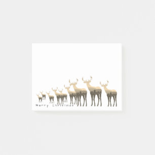 Post-it® Post-it-Notes-Brown tonalités Deer Joyeux Noël