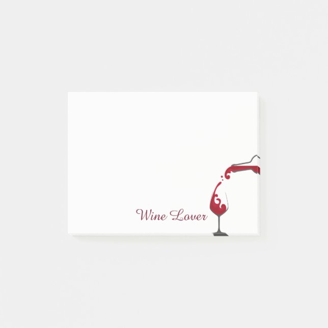 Post-it® Post-it-Notes de l'auteur de vin (Devant)