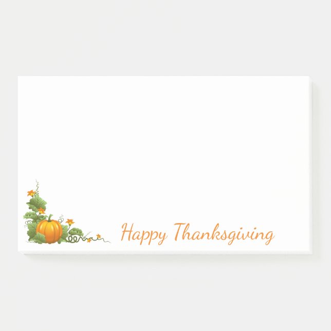 Post-it® Post-it-Notes de Thanksgiving (Devant)