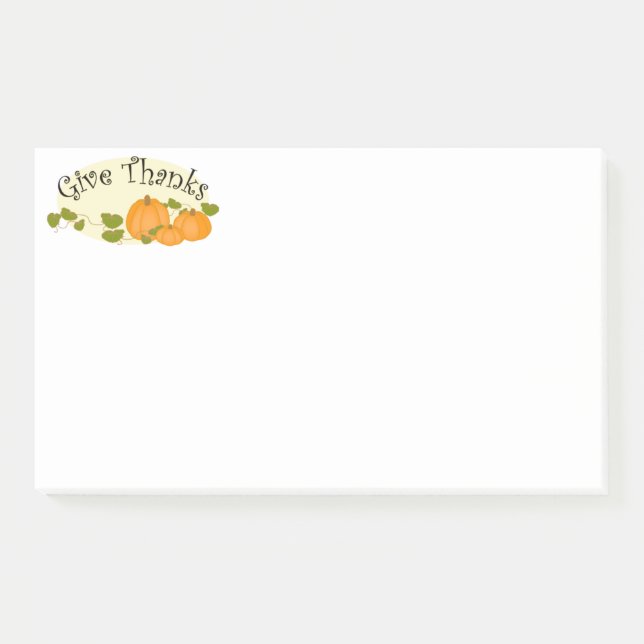 Post-it® Post-it-Notes de Thanksgiving (Devant)