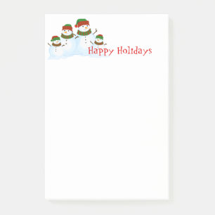 Post-it® Post-it-Notes des Snowmen de vacances
