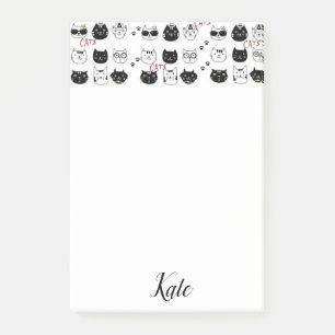 Post-it® Post-it Notes Kitten Whimsical Cat