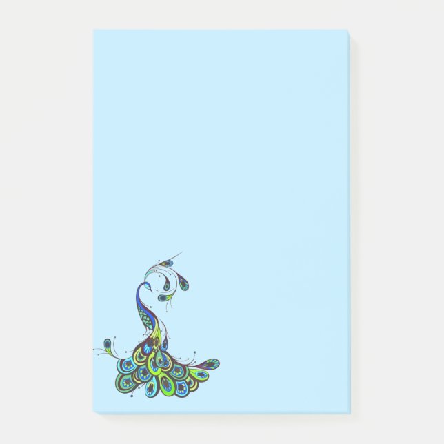 Post-it® Post-it-Notes Peacock (Devant)