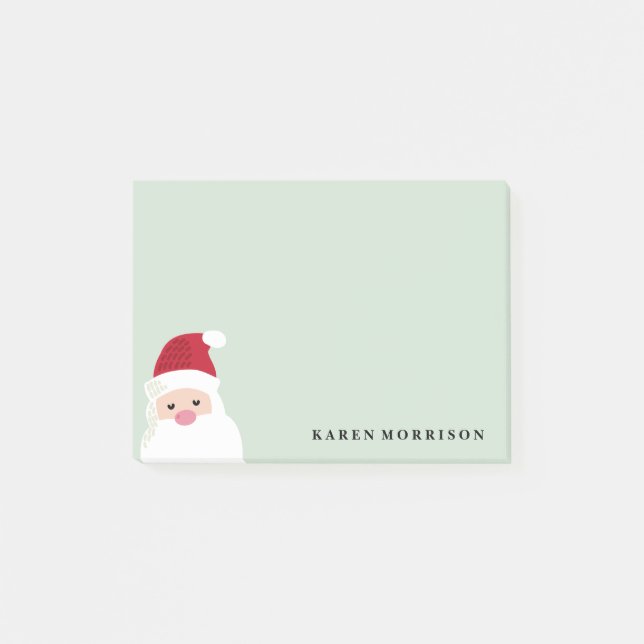 Post-it® Post-it personnalisable de vacances du père noël (Devant)
