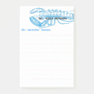 Post-it® Post-its marins vintage bleu pour homard