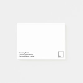 Post-it® Post-its marqués promotionnels 4" x3 "