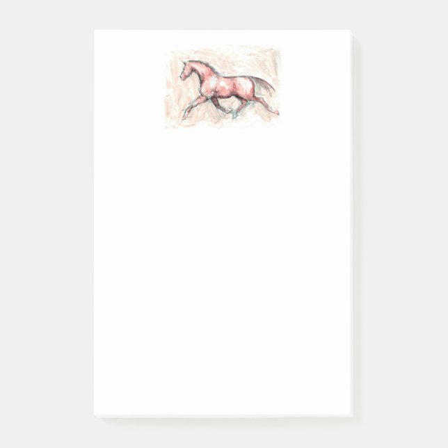 POST-IT® POSTER AVEC LE CHEVAL (Devant)