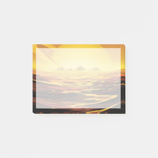 Post-it® Poster de l'espace rétro - La plus grande lune de  (Devant)