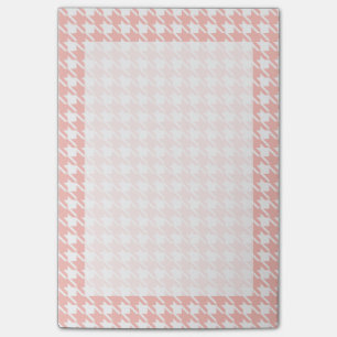 Post-it® Poster rose Houndstooth Notes