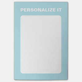Post-it® Poudre Bleu Moderne Personnalisé Versatile