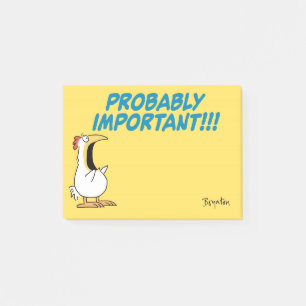 Post-it® Poulet de panique probablement important par Sandr