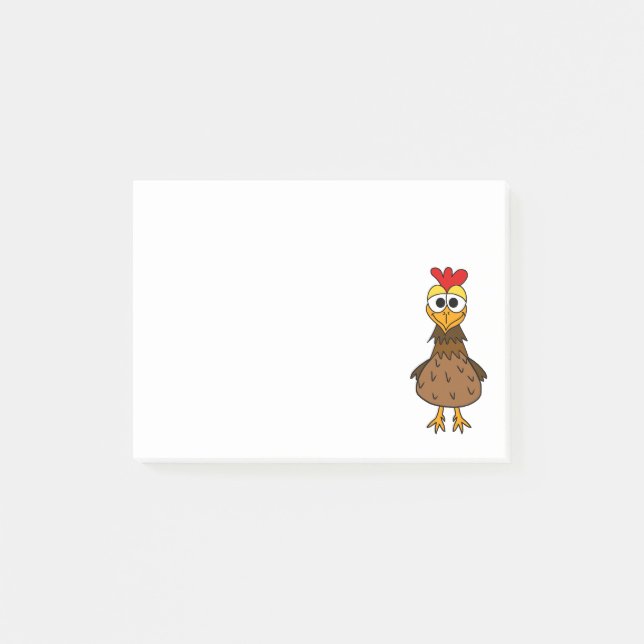 Post-it® Poulet idiot (Devant)