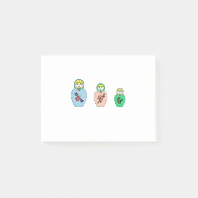 Post-it® Poupée Matryoshka (Devant)