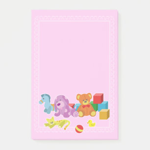 Post-it® Poupées mignonnes (Rose)