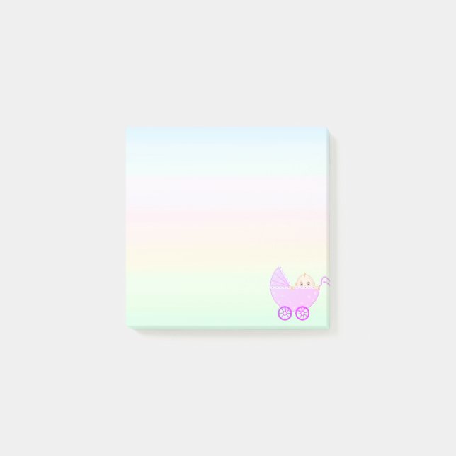 Post-it® Poussette pour bébé mignonne (Devant)