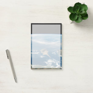 Post-it® Poussière Sur La Mer Méditerranée Et L'Île Chypre