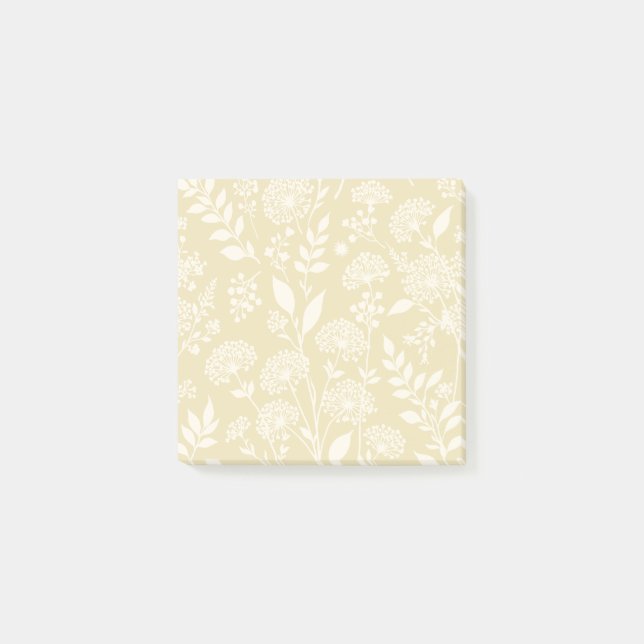 Post-it® Prairie de Pissenlits Neutre - Blé Doré (Devant)