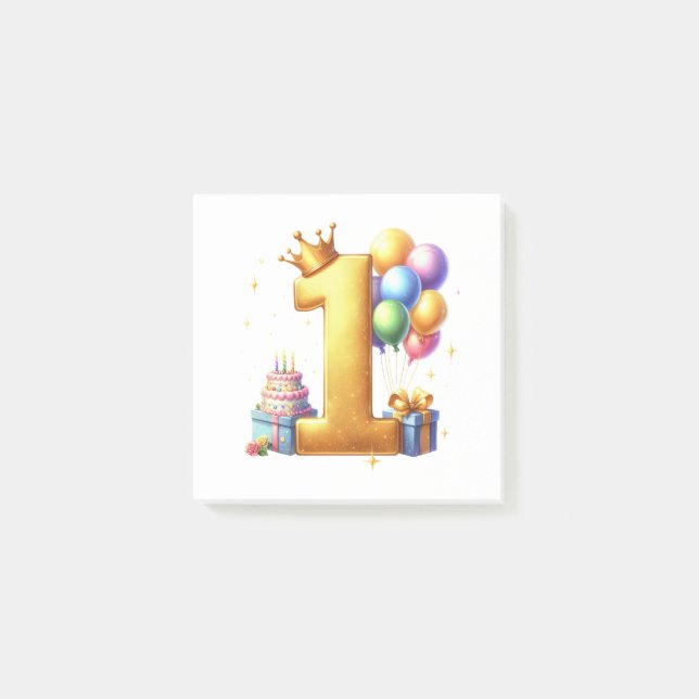 Post-it® Premier anniversaire doré (Devant)