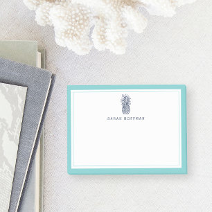 Post-it® Prép ananas   Aqua & Navy personnalisé