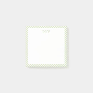 Post-it® Preppy Green and White Notes