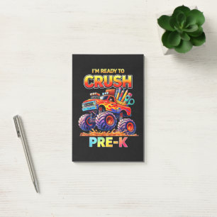 Post-it® Prêt à écraser le camion monstre pré-maternelle re